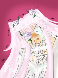 Rating: Safe Score: 0 Tags: 1girl blush dress flower image kirakishou long_hair pink_hair rose solo trembling white_flower white_rose User: admin