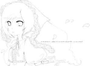 Rating: Safe Score: 0 Tags: 1girl blush dress frills greyscale image monochrome petals puffy_short_sleeves puffy_sleeves ribbon short_hair solo striped suiseiseki upper_body vertical_stripes User: admin