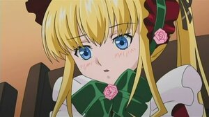 Rating: Safe Score: 0 Tags: 1girl blonde_hair blue_eyes blush bonnet bow bowtie dress flower image long_hair long_sleeves looking_at_viewer pink_flower pink_rose rose shinku sidelocks solo twintails User: admin