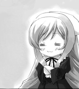 Rating: Safe Score: 0 Tags: 1girl chibi closed_eyes dress gradient_hair greyscale hijiri_byakuren image juliet_sleeves long_hair long_sleeves monochrome multicolored_hair puffy_sleeves ribbon smile solo suiseiseki User: admin