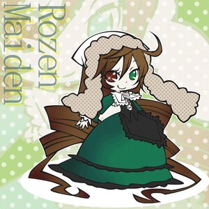 Rating: Safe Score: 0 Tags: 1girl blush brown_hair dress frills green_dress green_eyes halftone halftone_background head_scarf heterochromia image long_sleeves polka_dot polka_dot_background polka_dot_dress red_eyes short_hair smile solo souseiseki suiseiseki User: admin