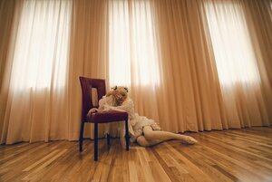 Rating: Questionable Score: 0 Tags: bed breasts curtains indoors kirakishou lying on_back pillow solo sunlight window wooden_floor User: admin