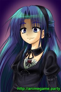 Rating: Safe Score: 0 Tags: 1girl black_dress black_ribbon blue_eyes blue_hair dress frills gothic_lolita hairband image juliet_sleeves lolita_fashion long_hair long_sleeves neck_ribbon puffy_sleeves ribbon smile solo suigintou upper_body User: admin