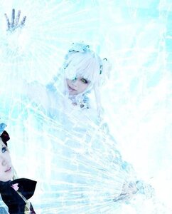 Rating: Safe Score: 0 Tags: hair_over_one_eye lips long_hair looking_at_viewer monster_girl multiple_cosplay tagme underwater white_hair User: admin