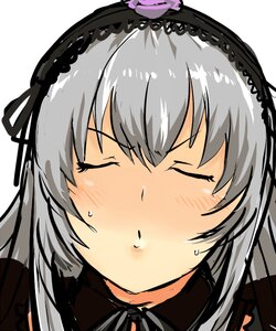 Rating: Safe Score: 0 Tags: 1girl bad_id bad_pixiv_id blush close-up closed_eyes closed_mouth dress face facing_viewer gaihan_umeboshi_mitchell gothic_lolita hairband image incoming_kiss lolita_fashion lolita_hairband long_hair portrait rozen_maiden silver_hair simple_background solo suigintou white_background User: admin