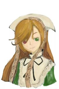 Rating: Safe Score: 0 Tags: 1girl bangs closed_mouth cross earrings green_eyes hat head_scarf heterochromia image jewelry long_hair long_sleeves red_eyes simple_background solo striped suiseiseki swept_bangs upper_body vertical_stripes white_background User: admin