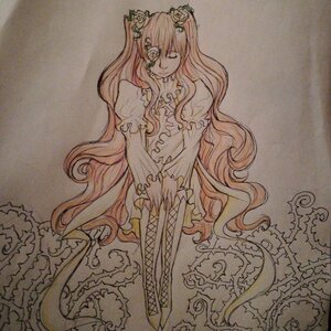 Rating: Safe Score: 0 Tags: 1girl boots closed_eyes dress flower frills gradient_hair hair_flower hair_ornament image kirakishou long_hair pink_hair puffy_sleeves smile solo traditional_media two_side_up very_long_hair watercolor_(medium) User: admin
