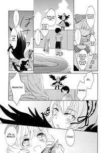 Rating: Safe Score: 0 Tags: ... comic doujinshi doujinshi_#6 flying greyscale image monochrome multiple multiple_girls short_hair spoken_ellipsis wings User: admin