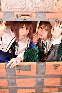 Rating: Safe Score: 0 Tags: 2girls 91076 brown_hair dress frills green_eyes lips long_hair long_sleeves multiple_cosplay multiple_girls siblings sisters souseiseki suiseiseki tagme twins User: admin