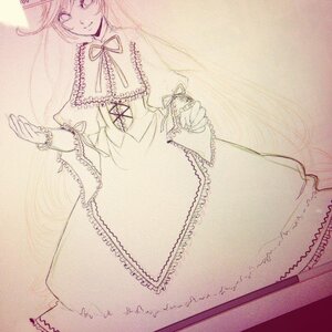 Rating: Safe Score: 0 Tags: 1girl alice_margatroid bow capelet dress frills image monochrome ribbon short_hair smile solo suiseiseki User: admin