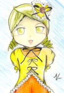 Rating: Safe Score: 0 Tags: 1girl beret blonde_hair drill_hair hair_ornament hairpin hat image kanaria magical_girl puffy_sleeves ribbon solo tomoe_mami traditional_media twin_drills twintails yellow_eyes User: admin