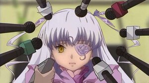 Rating: Safe Score: 0 Tags: 1girl bangs barasuishou eyepatch hair_tubes holding holding_microphone image long_hair microphone microphone_stand photo silver_hair singing solo yellow_eyes User: admin