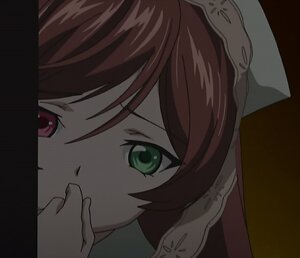 Rating: Safe Score: 0 Tags: 1girl bangs brown_hair face green_eyes image letterboxed looking_at_viewer solo suiseiseki User: admin