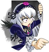 Rating: Safe Score: 0 Tags: 1girl auto_tagged black_wings chibi dress frills hairband image long_hair long_sleeves pink_eyes simple_background solo suigintou white_background wings User: admin