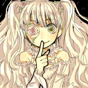 Rating: Safe Score: 0 Tags: 1girl bare_shoulders blonde_hair dress flower hair_ornament image kirakishou long_hair oekaki smile solo tongue tongue_out twintails User: admin