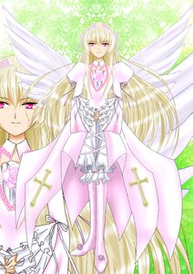 Rating: Safe Score: 0 Tags: 1girl blonde_hair dress frills full_body image long_hair pink_eyes rose smile solo suigintou very_long_hair wings User: admin