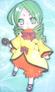Rating: Safe Score: 0 Tags: 1girl blurry blush bow dress drill_hair full_body green_eyes green_hair image kanaria long_sleeves school_uniform solo twin_drills User: admin