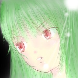 Rating: Safe Score: 0 Tags: 1girl bangs close-up eyebrows_visible_through_hair face green_hair image kazami_yuuka lips looking_at_viewer red_eyes simple_background solo suigintou User: admin