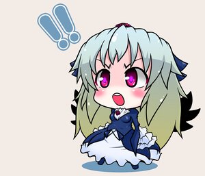 Rating: Safe Score: 0 Tags: 1girl blue_dress blush chibi dress frills image long_hair open_mouth ponytail purple_eyes solo striped suigintou User: admin
