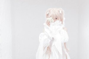 Rating: Safe Score: 0 Tags: 1girl bangs dress flower hair_flower hair_ornament kirakishou long_hair solo striped striped_dress vertical_stripes white_dress white_flower User: admin