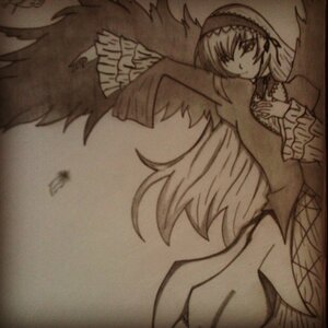 Rating: Safe Score: 0 Tags: 1girl auto_tagged dress feathered_wings frilled_sleeves frills greyscale hairband image long_hair long_sleeves monochrome solo suigintou very_long_hair wide_sleeves wings User: admin