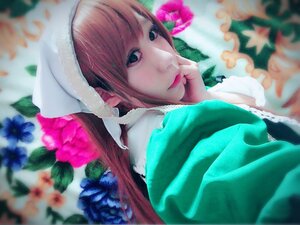 Rating: Safe Score: 0 Tags: 1girl bangs blurry blurry_background blurry_foreground bug butterfly closed_mouth depth_of_field eyelashes flower hat head_scarf insect lips long_hair looking_at_viewer photo pink_hair solo suiseiseki upper_body User: admin