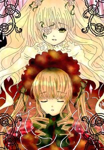 Rating: Safe Score: 0 Tags: 2girls blonde_hair closed_eyes dress drill_hair flower image kirakishou long_hair looking_at_viewer multiple_girls pair rose rotational_symmetry shinku thorns twintails vines User: admin