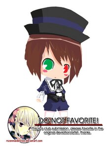 Rating: Safe Score: 0 Tags: blonde_hair blush_stickers chibi dress green_eyes hat heart heterochromia image long_sleeves looking_at_viewer multiple_girls red_eyes ribbon short_hair siblings solo souseiseki top_hat User: admin