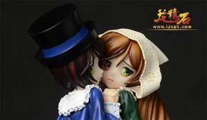 Rating: Safe Score: 0 Tags: 2girls blue_dress brown_hair doll green_eyes hat incest long_sleeves looking_at_viewer multiple_dolls multiple_girls short_hair siblings sisters souseiseki suiseiseki tagme top_hat twins User: admin