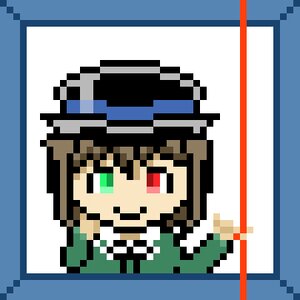 Rating: Safe Score: 0 Tags: bangs brown_hair image mosaic_censoring pixel_art red_eyes solo souseiseki User: admin