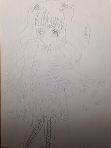 Rating: Safe Score: 0 Tags: 1girl boots bug butterfly cross-laced_footwear crying dress hair_ornament image insect kirakishou knee_boots lace-up_boots long_hair long_sleeves monochrome solo tears traditional_media User: admin