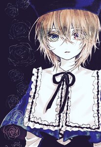 Rating: Safe Score: 0 Tags: 1girl black_headwear blue_eyes blue_flower blue_rose eyebrows_visible_through_hair floral_background flower frills hair_between_eyes hat image looking_at_viewer parted_lips purple_rose red_flower red_rose ribbon rose short_hair solo souseiseki upper_body white_rose User: admin