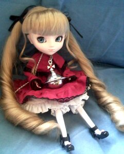 Rating: Safe Score: 0 Tags: 1girl bangs blonde_hair blue_eyes doll dress drill_hair frills hair_ribbon long_hair long_sleeves looking_at_viewer mary_janes red_dress ribbon shinku shoes sitting solo twintails underwear very_long_hair User: admin