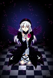 Rating: Safe Score: 0 Tags: 1girl argyle argyle_background argyle_legwear black_rock_shooter_(character) blanket board_game checkerboard_cookie checkered checkered_background checkered_floor checkered_kimono checkered_neckwear checkered_scarf checkered_shirt checkered_skirt cherry_blossoms chess_piece colorful cookie crosswalk diamond_(shape) dress flag flaming_eye floor flower hairband heterochromia himekaidou_hatate holding_flag image king_(chess) knight_(chess) lolita_hairband long_hair mirror moon official_style on_floor perspective petals pillar pink_flower pink_rose pixel_art plaid_background race_queen red_eyes reflection reflective_floor rook_(chess) rose solo star_(sky) suigintou tile_floor tile_wall tiles vanishing_point white_hair wings yagasuri User: admin