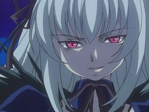 Rating: Safe Score: 0 Tags: 1girl black_ribbon dress eyebrows_visible_through_hair hair_ribbon image long_hair looking_at_viewer parted_lips ribbon solo suigintou User: admin
