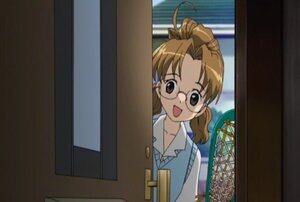 Rating: Safe Score: 0 Tags: 1girl :d brown_hair collared_shirt glasses human indoors looking_at_viewer open_mouth sakurada_nori screenshot shirt smile solo User: admin
