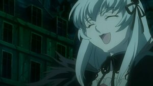 Rating: Safe Score: 3 Tags: 1girl :d ^_^ book bookshelf close-up closed_eyes hair_ribbon image long_hair monochrome open_mouth ribbon sidelocks smile solo suigintou User: admin