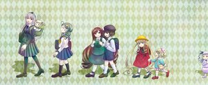Rating: Safe Score: 0 Tags: 6+girls argyle argyle_background argyle_legwear blonde_hair blue_eyes board_game boots brown_hair checkered checkered_background checkered_floor checkered_kimono checkered_scarf checkered_skirt chess_piece dress green_eyes hair_ornament hairband hat image long_hair motoori_kosuzu multiple multiple_girls open_mouth pantyhose perspective plaid_background purple_hair school_uniform short_hair silver_hair skirt tagme tile_floor tiles User: admin