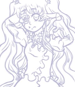 Rating: Safe Score: 0 Tags: 1girl auto_tagged blurry blurry_foreground blush depth_of_field dress flower frills greyscale image kirakishou lineart long_hair monochrome rose solo very_long_hair white_background User: admin