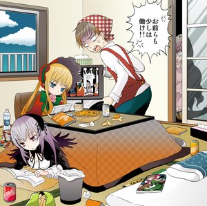 Rating: Safe Score: 0 Tags: 1boy 3girls angry apron auto_tagged bad_id bad_pixiv_id blonde_hair blue_eyes bonnet boots bottle brown_hair can chips coca-cola cup dress food frills fruit hairband handheld_game_console head_scarf image kirakishou kotatsu long_hair mandarin_orange messy_room mug multiple multiple_girls nintendo_ds no_pupils peeping pink_eyes pink_hair purple_eyes rozen_maiden sakurada_jun satou_memeko shinku silver_hair sliding_doors suigintou table tagme television thigh_boots thighhighs tissue_box translation_request turn_pale twintails water wings User: admin