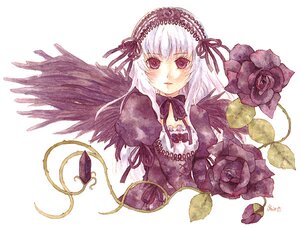 Rating: Safe Score: 0 Tags: 1girl auto_tagged black_ribbon black_wings detached_collar dress flower frills hairband image lolita_hairband long_hair long_sleeves looking_at_viewer puffy_sleeves red_flower red_rose ribbon rose silver_hair solo striped suigintou vertical_stripes white_background white_hair wings User: admin