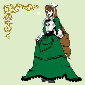 Rating: Safe Score: 0 Tags: 1girl auto_tagged brown_hair dress drill_hair frills full_body green_background green_dress head_scarf heterochromia image long_hair long_sleeves looking_at_viewer open_mouth red_eyes simple_background skirt_hold smile solo standing suiseiseki twin_drills very_long_hair User: admin