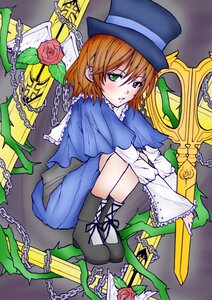Rating: Safe Score: 0 Tags: 1girl anchor ankle_cuffs bdsm bondage boots bound broken broken_chain chain chain_necklace chained clock cuffs flail flower gold_chain green_eyes handcuffs hat heterochromia image key lock pearl_(gemstone) pink_rose pocket_watch red_flower red_rose rose shackles short_hair sickle sitting slave solo souseiseki swing top_hat watch yellow_flower yellow_rose User: admin