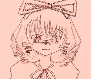 Rating: Safe Score: 0 Tags: 1girl bangs closed_mouth dress drill_hair eyebrows_visible_through_hair hina_ichigo hinaichigo image monochrome neck_ribbon pink_theme portrait ribbon simple_background smile solo User: admin