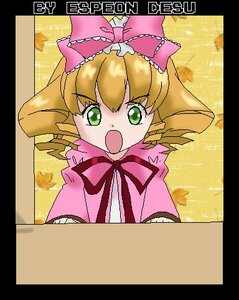 Rating: Safe Score: 0 Tags: 1girl 86800 :o black_border blonde_hair border bow circle_cut dress green_eyes hair_bow hina_ichigo hinaichigo image letterboxed looking_at_viewer open_mouth pink_bow short_hair solo User: admin