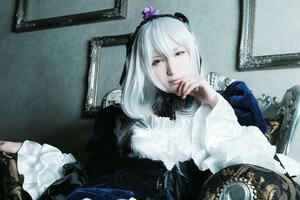 Rating: Safe Score: 0 Tags: 1girl 3d dress frills gothic_lolita hairband indoors lolita_fashion long_hair long_sleeves solo suigintou white_hair wide_sleeves User: admin