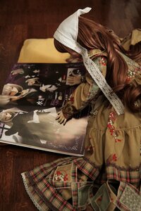 Rating: Safe Score: 0 Tags: blonde_hair brown_hair doll dress long_hair multiple_girls plaid solo suiseiseki User: admin