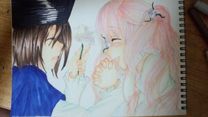 Rating: Safe Score: 0 Tags: 2girls acrylic_paint_(medium) black_hair brown_hair closed_eyes flower hair_ornament hands_clasped hat holding_hands image interlocked_fingers kirakishou long_hair multiple_girls own_hands_together pair pink_hair souseiseki traditional_media watercolor_(medium) watercolor_pencil_(medium) User: admin