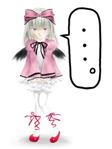 Rating: Safe Score: 0 Tags: 1girl auto_tagged bloomers bow costume_switch dress full_body image long_hair long_sleeves ribbon shoes solo standing striped suigintou thighhighs white_legwear wings User: admin