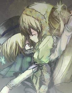 Rating: Safe Score: 0 Tags: 1boy 1girl blonde_hair closed_eyes dress flower gloves image incest kagamine_rin long_hair pair short_hair siblings souseiseki suiseiseki twins User: admin